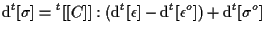 $\displaystyle \mathrm{d} {}^{t} [ \sigma ]
=
{}^{t} [[ C ]] :
( \mathrm{d} {}^{...
...epsilon ] - \mathrm{d} {}^{t} [ \epsilon^o ] )
+ \mathrm{d} {}^{t} [ \sigma^o ]$