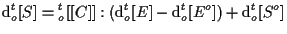 $\displaystyle \mathrm{d} {}_{o}^{t} [ S ]
=
{}_{o}^{t} [[ C ]] : ( \mathrm{d} {}_{o}^{t} [ E ] - \mathrm{d} {}_{o}^{t} [ E^o ] )
+ \mathrm{d} {}_{o}^{t} [ S^o ]$